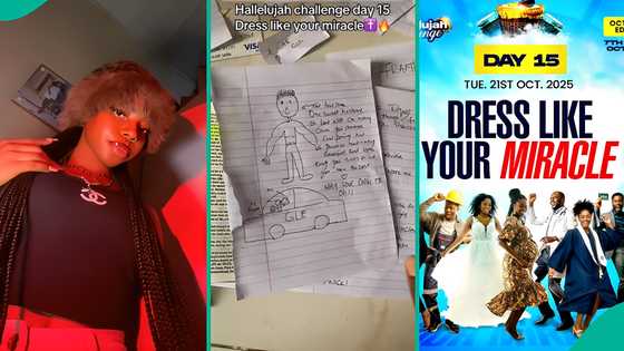 Hallelujah Challenge: Lady draws dream man, iPhone 16 and other needs for “dress like your miracle”
