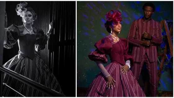 Beautiful and unique: Fashion lovers applaud brand as they unveil asoke ballgown design