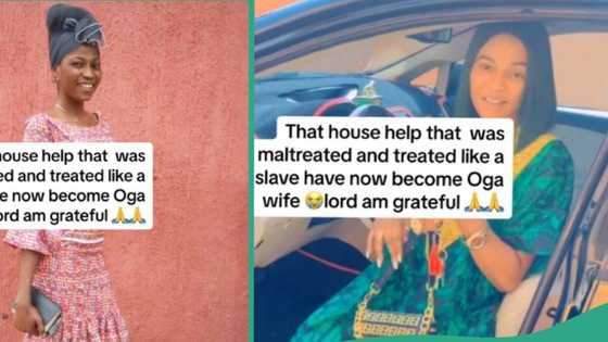 "Was maltreated and treated like a slave": Former housemaid rejoices as she becomes boss' wife