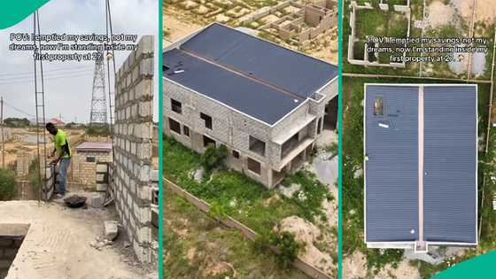 Nigerian man proudly shows off his massive property, discloses his age: "Grateful for his grace"