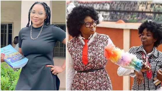Reactions as Jumoke Odetola ‘Miss Gargantuan’ goes back to school for her MBA, shares pics