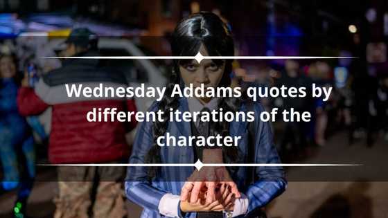 33 Wednesday Addams quotes by different iterations of the character