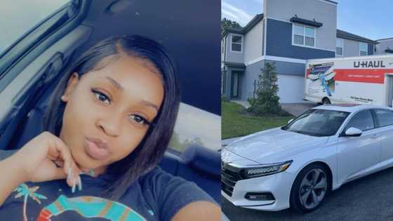 Everything's new: Young lady celebrates buying car and house, people praise her