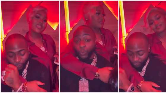 “Chioma go born anoda pikin next year for Davido”: Video of celebrity couple loved up at the club causes stir