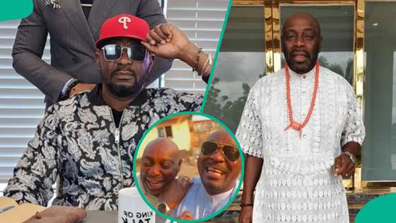 Baba Dee recounts Segun Arinze stopping highway robbery after robbers recognised him: “Black Arrow”