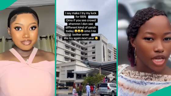 Lady who attended BBNaija audition refuses to enter venue, shares what she saw that changed her mind
