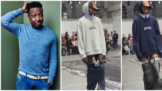 Video of models on runway in extremely low-hanging pants sparks mixed reactions