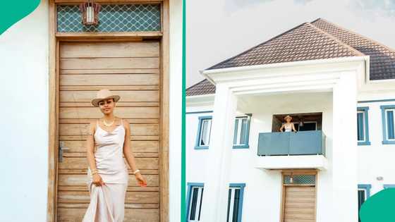“She needed a roof over her head”: Regina Daniels flaunts new mansion amid marriage crisis
