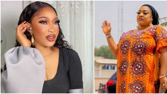 Tonto Dikeh goes rogue on actress Foluke Daramola for wading into Churchill drama