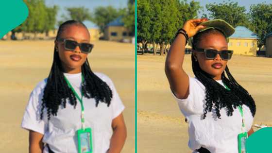 NYSC lady posted to Borno state rejoices after arriving safely to orientation camp