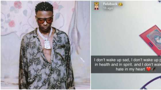 I never wake up poor, sad or with hate in my heart: Wizkid opens up to fans on rare occasion, they react