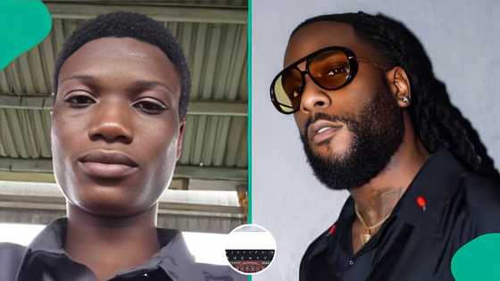 Nigerian man stuns many as he creates perfect portrait of Burna Boy with keyboard symbols
