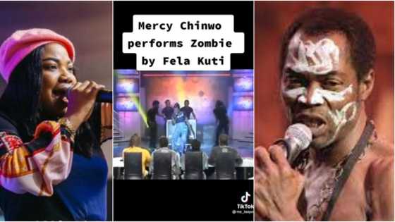"Thank God the world didn't get her": Throwback video of Mercy Chinwo performing Fela’s Zombie stirs reactions