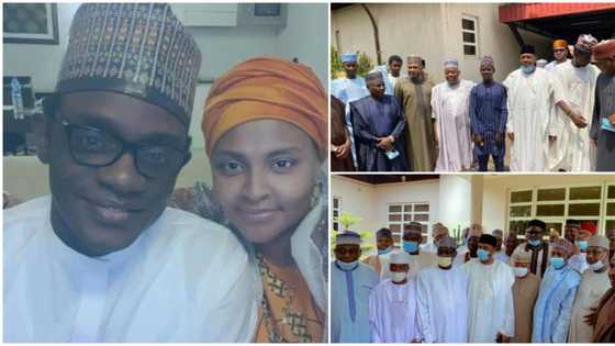 Yobe state governor Mai Mala Buni marries late Sani Abacha’s daughter, photos emerge