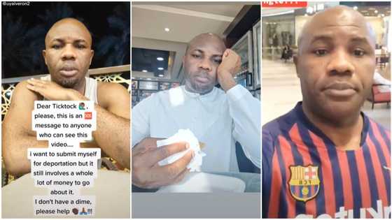"I need help": Nigerian man living in Dubai says he wants to be deported, asks for money in video