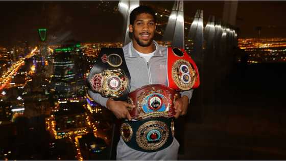 Anthony Joshua tells Queen of England about egusi, pounded yam in powerful speech (video)