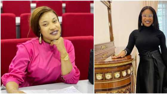 Actress Tonto Dikeh returns to school, says she's determined to rule Nigeria in future