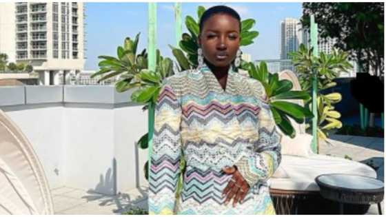 How to rock a pantsuit: BBNaija star Saskay stuns in N53k set by Nigerian brand