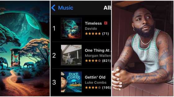 "We believe in God": Davido's Timeless becomes first African album in history to hit No1 on US iTunes