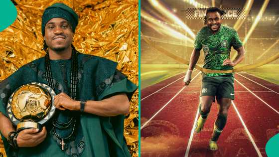 Ademola Lookman’s attire and speech At CAF POTY Awards makes man happy as he shares observation