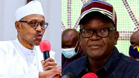 Tsaron kasa: Buhari ya fusata, yace Ortom baya ganin laifin kansa, na wasu yake hange