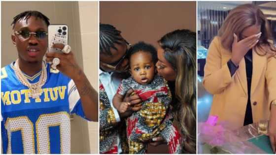 Another baby on the way: Reactions as Zlatan's baby mama sheds tears after singer gifts her Rolex watch