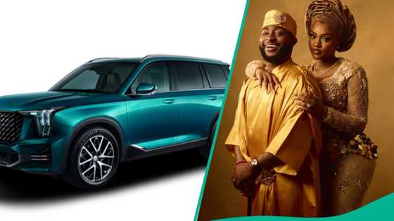 Chivido: Davido and his beautiful bride, Chioma get two car gift from GAC, fans go wild