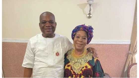Purest love: All smiles in cute photo as APC senator visits mother