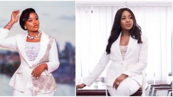 Boss ladies: Erica, 3 other BBNaija star rock all-white pantsuits with finesse