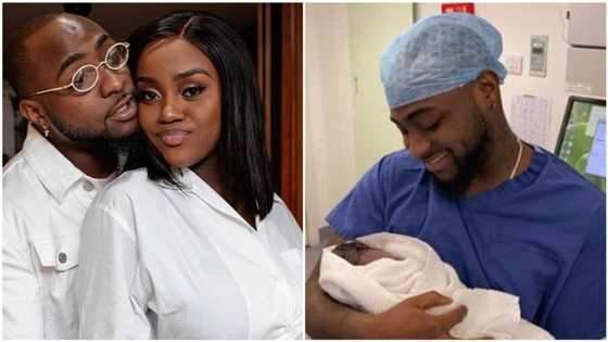 Davido issues strong warning, says what would happen to any man that tries to take Chioma, his son away