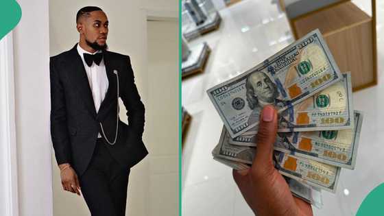 Influencer Danny fumes as stores in Singapore reject his dollars from Nigeria over writings on them