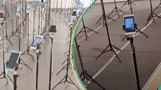"No wonder dey get insane numbers": Video of a typical music streaming farm leaves Nigerians talking