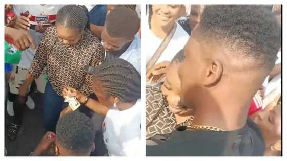 'Na who follow us go larry we go mally': Jubilation as Obidient proposes to girlfriend at Onitsha rally