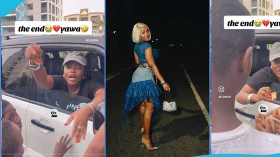 Gyakie shares N4k among five street kids in trending video, Ghanaians react: "It's too small"