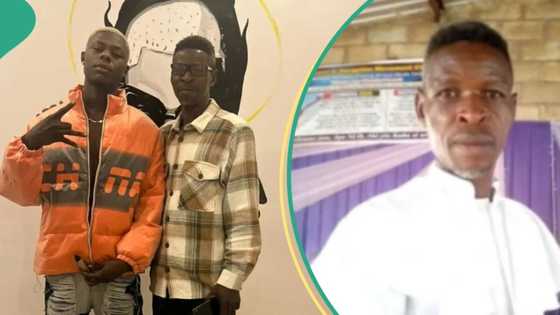 "Your son still dey morgue": Video of Late Mohbad's father dancing in church trends