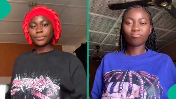 Lady says her bike man's wife gave birth to Indian baby, shares photo of kid online