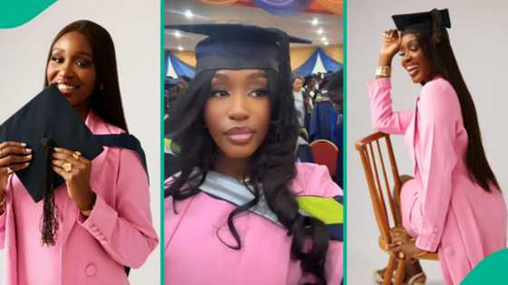 Female graduate celebrates not dating or sleeping with anyone in school, posts video