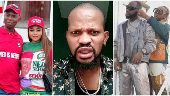 "Learn from Davido's Chioma": Uche Maduagwu urges Regina Daniels to stop flaunting millions from hubby