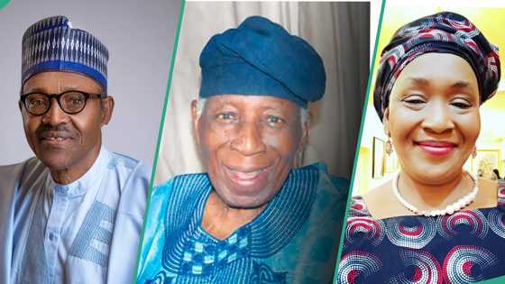 Kemi Olunloyo reacts to the death of Buhari as she jabs her father: Hope they share his real age