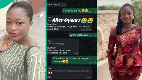 Lady sad as boyfriend dumps her after 6 years over her body, shares heartbreaking messages he sent