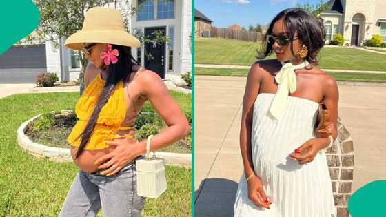 Wofai Fada shares sweet preggy clips, appreciates loved ones, fans: "Had fun with this pregnancy