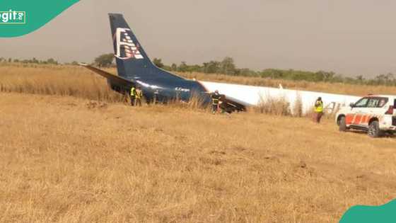 Abuja airport shut as aircraft skids off runway, crew members evacuated