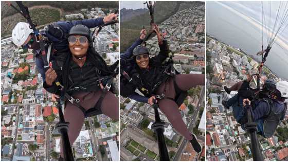 "I took my village people unaware": Chizzy Alichi stuns with video of her skydiving, celebs, fans react