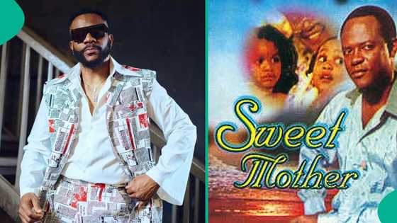 BBNaija season 10 2nd launch: Ebuka brings back memories with outfit inspired by Sweet Mother singer
