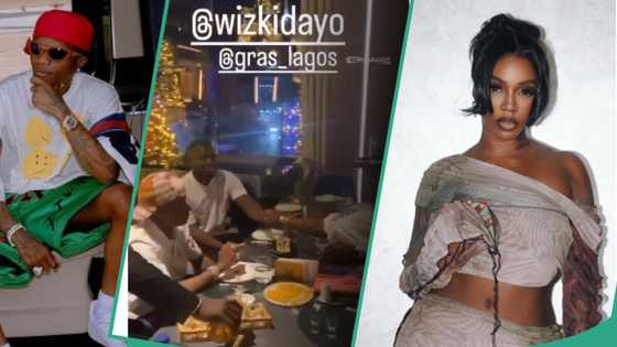 “She has reported Davido”: Video trends as Wizkid and Tiwa Savage go on dinner date, fans react