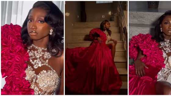 Designer behind BBNaija star Doyin's jaw-dropping party look reveals it costs N700k