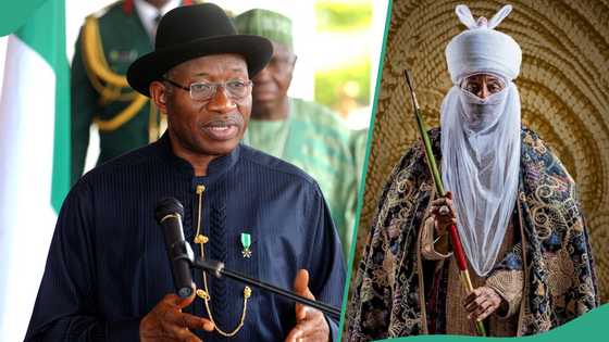 Kano Emir Sanusi reacts as Jonathan breaks silence on his removal as CBN gov, “I bear you no grudge”