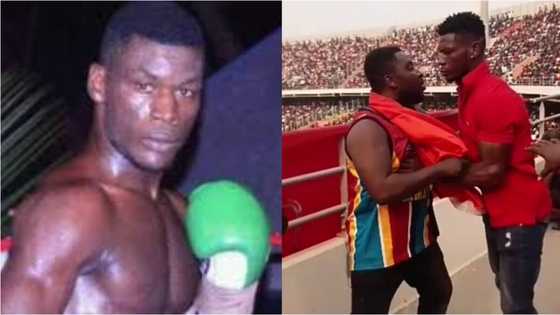 Professional boxer in hot waters after beating a football fan to stupor (video)