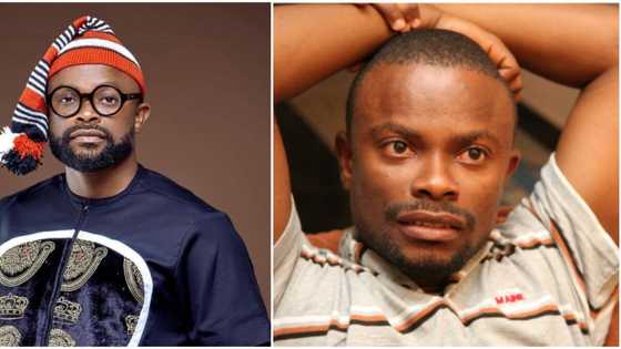 "Product of grace": Actor Okon Lagos leaves many gushing as he marks birthday with cute pics