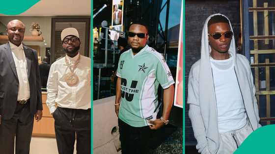 Davido's Isreal DMW, Wizkid's associate trade words online, fans react: "DJ Tunez get badmouth"